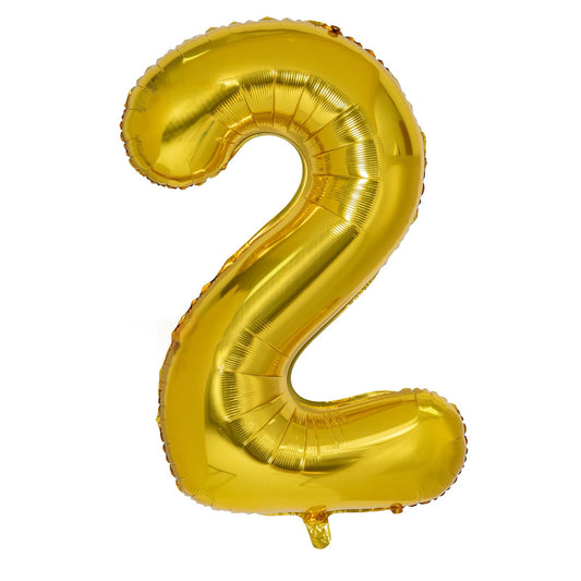 Foil Balloon Numbered 1 pack of 10 image 1