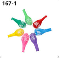 Printed Birthday Balloon 12x20 image 0
