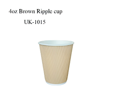 4oz Brown ripple wall 210g+250g (1000 in BOX) image 0