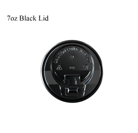 7oz black PS LID 2.2g (1000 in BOX) image 0