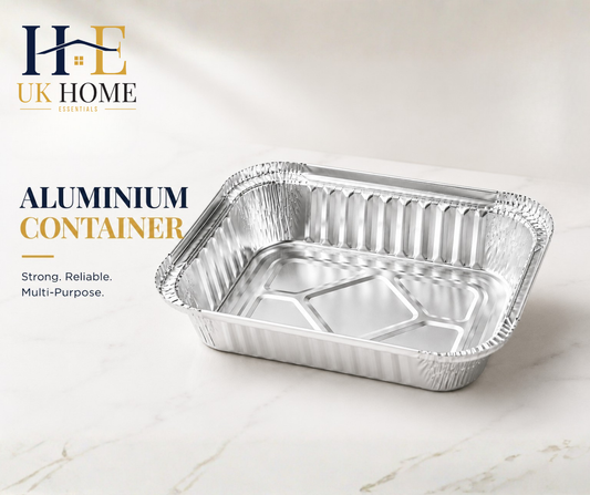 AF1500 Aluminium Foil Food Containers (15x12x4.6cm) – Takeaway & Meal Prep