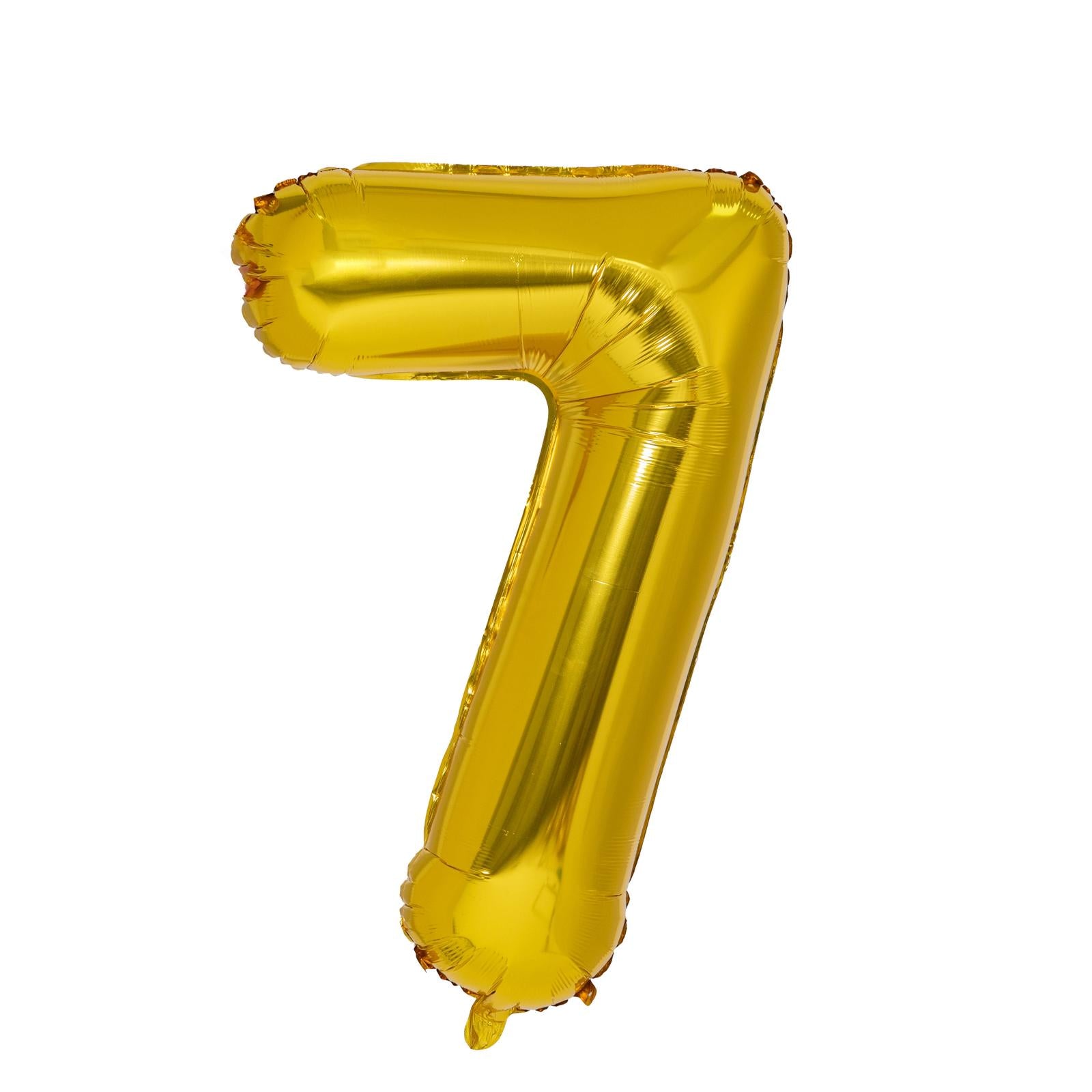 Foil Balloon Numbered 1 pack of 10 image 6
