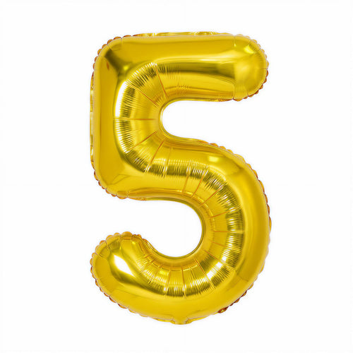 Foil Balloon Numbered 1 pack of 10 image 4