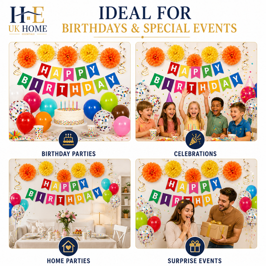 Birthday Hanging Banner Set