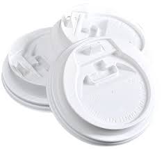 7oz white PS LID 2.2g (1000 in BOX) image 1
