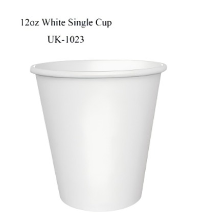 12oz Printed single wall cups 280g (1000 in BOX) image 0