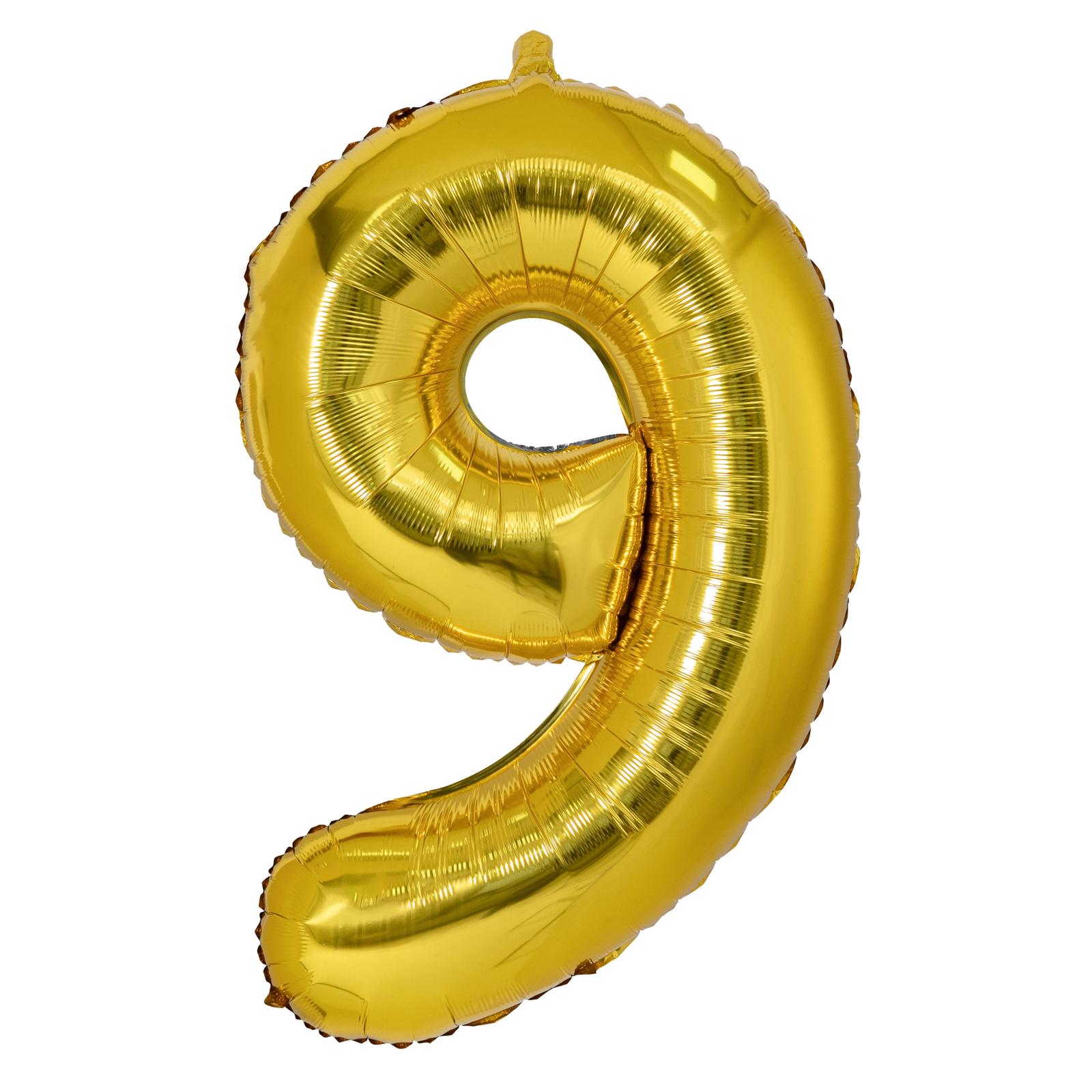 Foil Balloon Numbered 1 pack of 10 image 8
