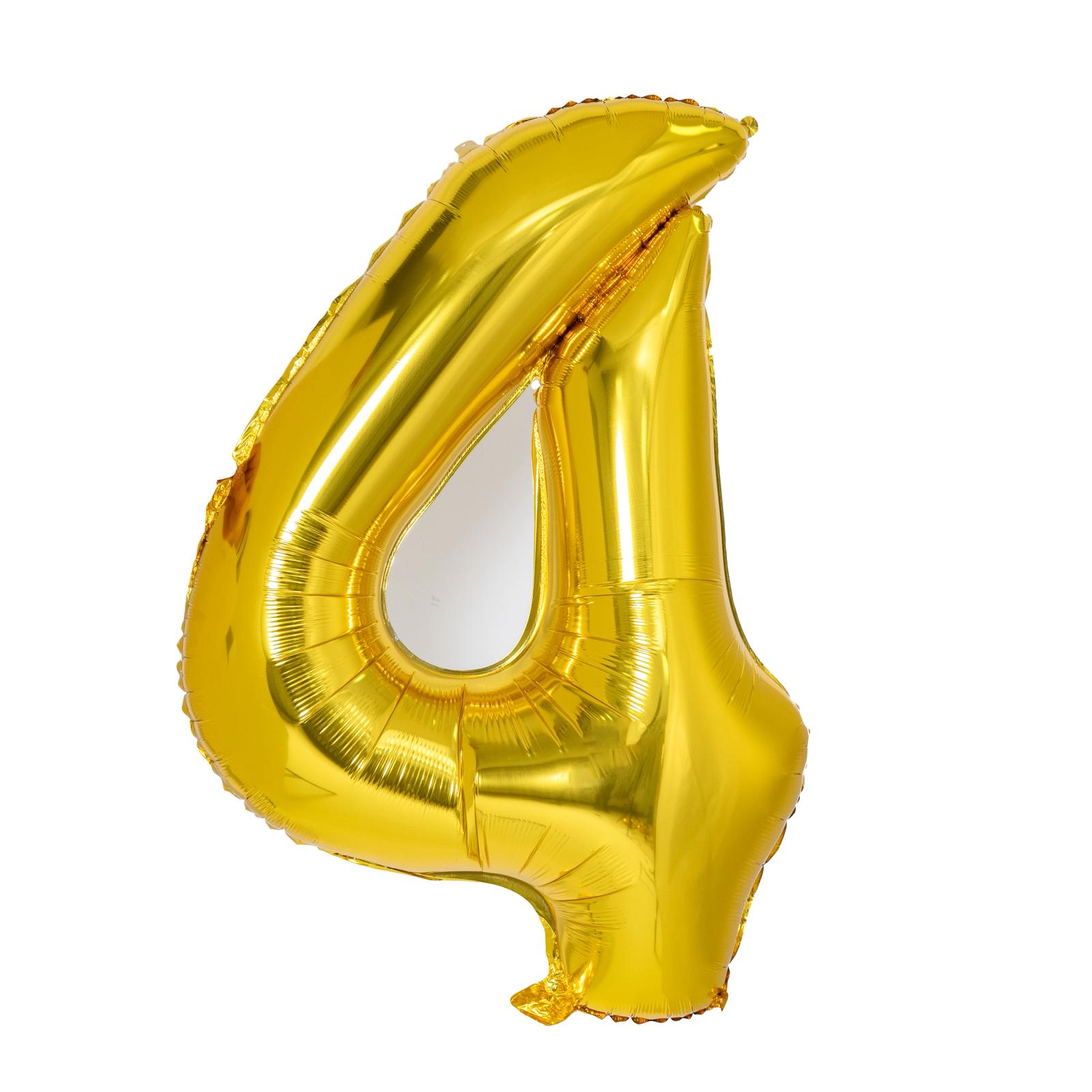 Foil Balloon Numbered 1 pack of 10 image 3
