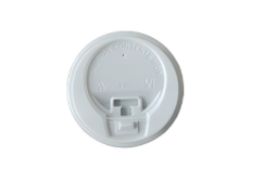 4oz white PS LID 1.5g (1000 in BOX) image 0